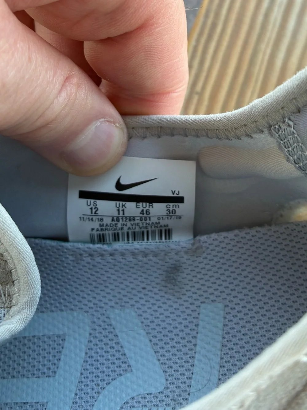 Nike free running shoes size 12